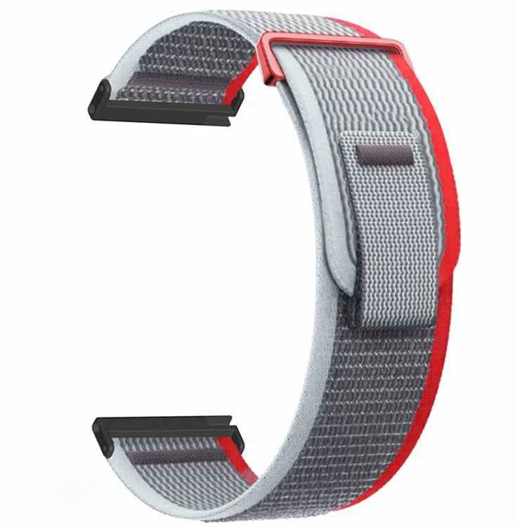 For Suunto Spartan Sport Wrist HR Baro / Suunto 9 Nylon Watch Band 24mm Loop Fastener Strap