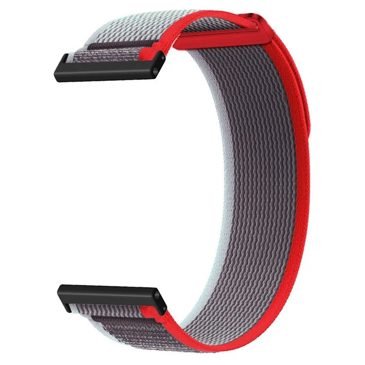 For Suunto Spartan Sport Wrist HR Baro / Suunto 9 Nylon Watch Band 24mm Loop Fastener Strap