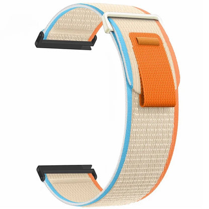 For Suunto Spartan Sport Wrist HR Baro / Suunto 9 Nylon Watch Band 24mm Loop Fastener Strap