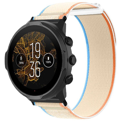 For Suunto Spartan Sport Wrist HR Baro / Suunto 9 Nylon Watch Band 24mm Loop Fastener Strap