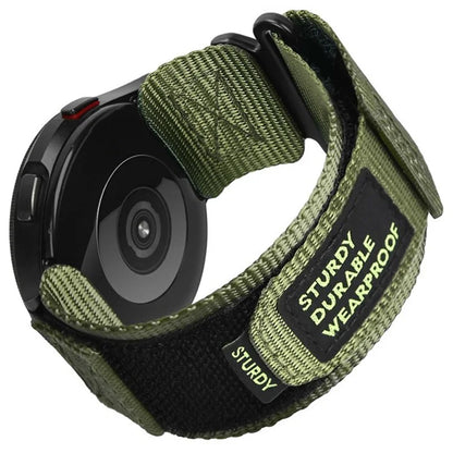 For Samsung Galaxy Watch6 / Watch 5 / Watch4 Nylon Watch Band 22mm Adjustable Wrist Strap