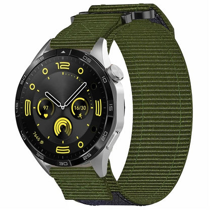 For Samsung Galaxy Watch6 / Watch 5 / Watch4 Nylon Watch Band 22mm Adjustable Wrist Strap