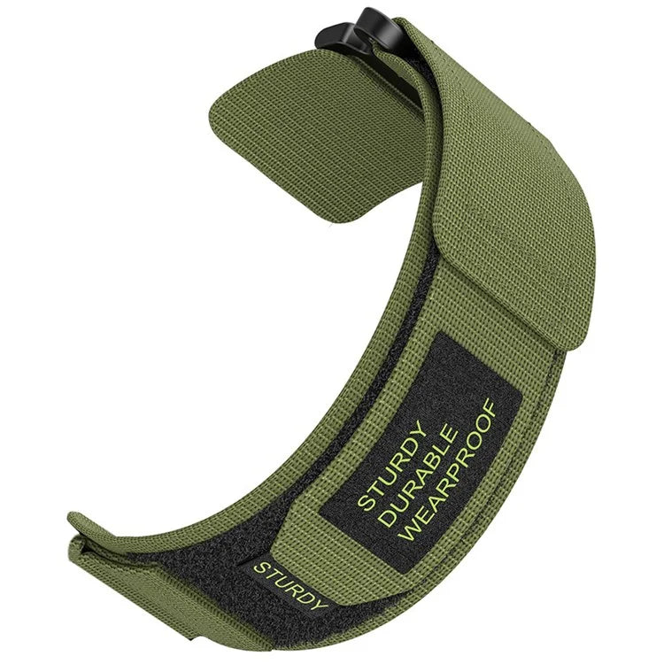 For Samsung Galaxy Watch6 / Watch 5 / Watch4 Nylon Watch Band 22mm Adjustable Wrist Strap