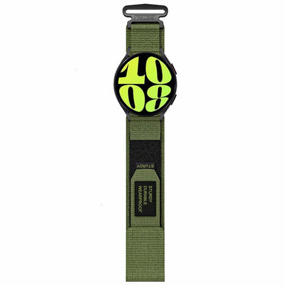 For Samsung Galaxy Watch6 / Watch 5 / Watch4 Nylon Watch Band 22mm Adjustable Wrist Strap