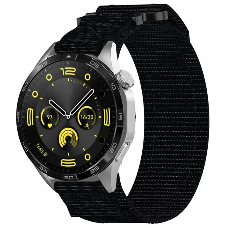 For Samsung Galaxy Watch6 / Watch 5 / Watch4 Nylon Watch Band 22mm Adjustable Wrist Strap