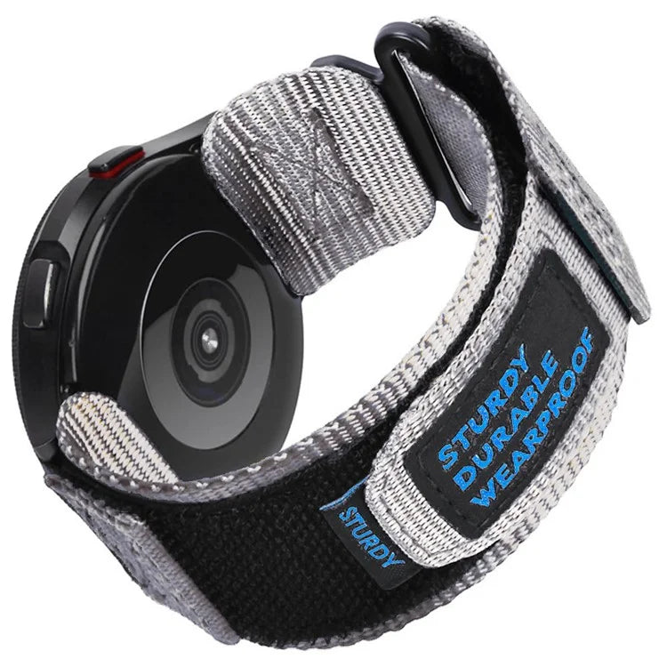 For Samsung Galaxy Watch6 / Watch 5 / Watch4 Nylon Watch Band 22mm Adjustable Wrist Strap