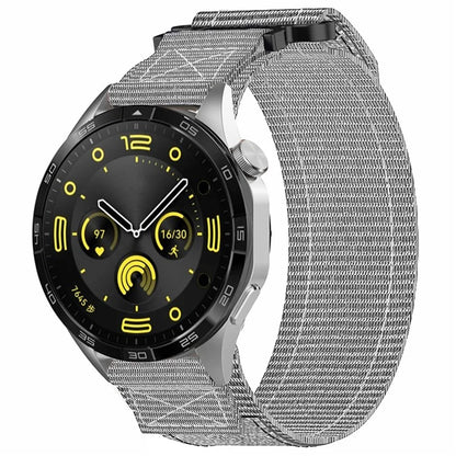 For Samsung Galaxy Watch6 / Watch 5 / Watch4 Nylon Watch Band 22mm Adjustable Wrist Strap