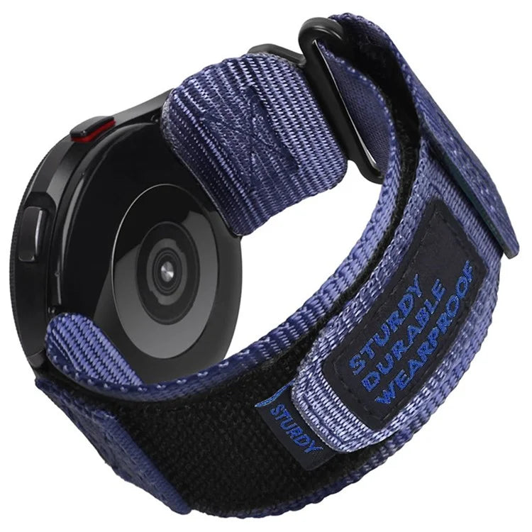 For Samsung Galaxy Watch6 / Watch 5 / Watch4 Nylon Watch Band 22mm Adjustable Wrist Strap