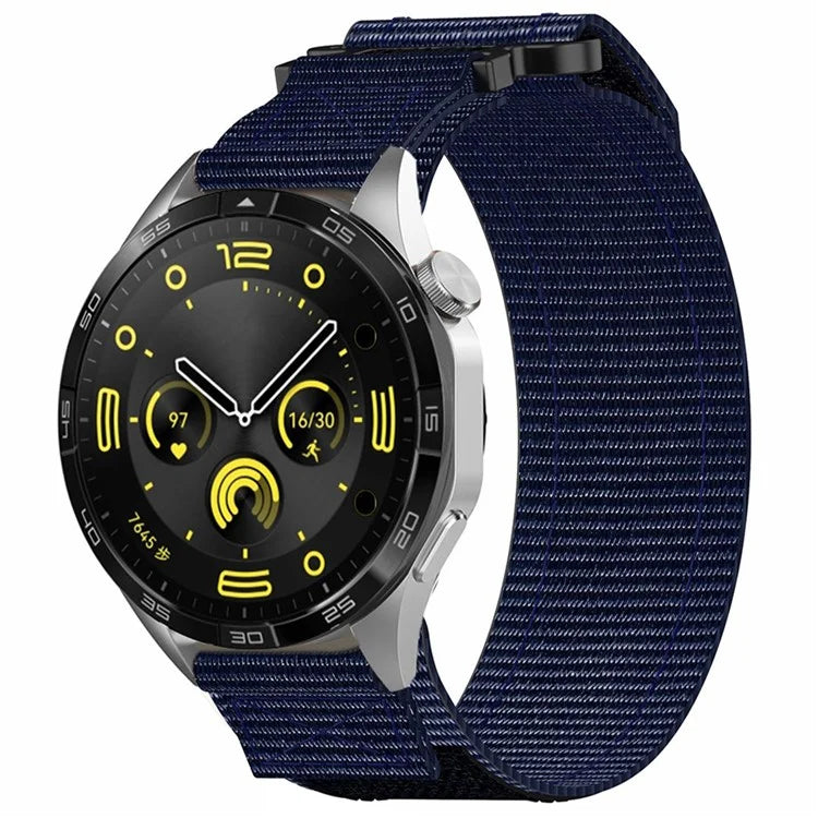 For Samsung Galaxy Watch6 / Watch 5 / Watch4 Nylon Watch Band 22mm Adjustable Wrist Strap