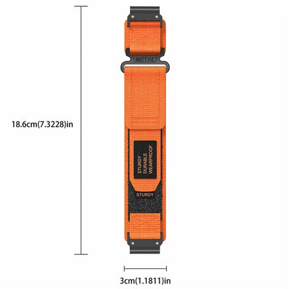For Garmin Quatix 7 Pro / Approach S62 Watch Band 22mm Quick Release Nylon Sports Strap