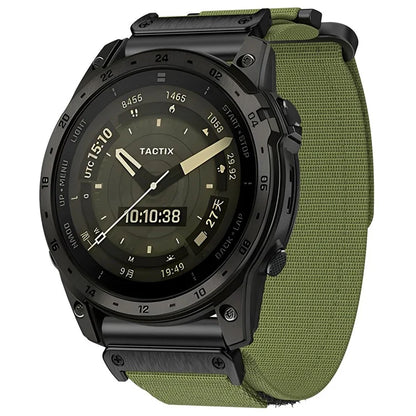 For Garmin Quatix 7 Pro / Approach S62 Watch Band 22mm Quick Release Nylon Sports Strap