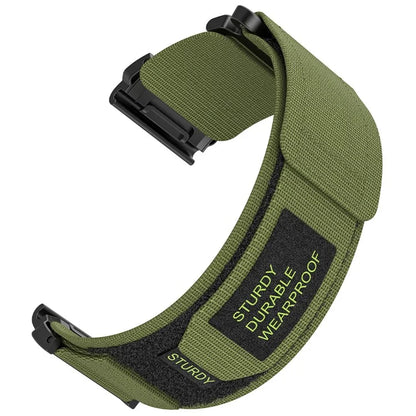 For Garmin Quatix 7 Pro / Approach S62 Watch Band 22mm Quick Release Nylon Sports Strap