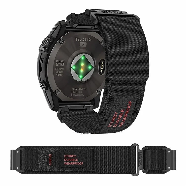 For Garmin Fenix 7X / 7X Pro / Tactix 7 Watch Strap 26mm Adjustable Sports Wrist Band Quick Release