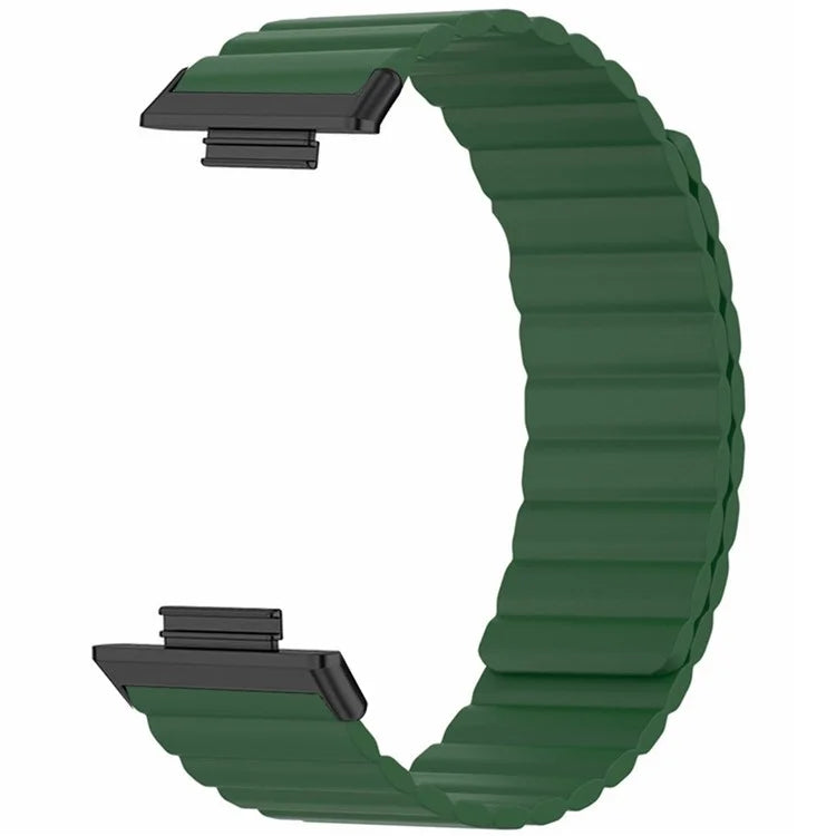 For Huawei Watch Fit 3 Watch Band Adjustable Magnetic Silicone Wrist Strap