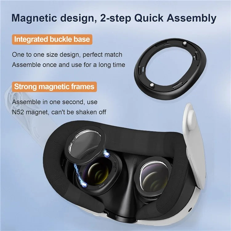 STARTRC GAMES For Meta Quest 3 VR Glasses Nearsighted Lens Frame (Without Nearsighted Lens)