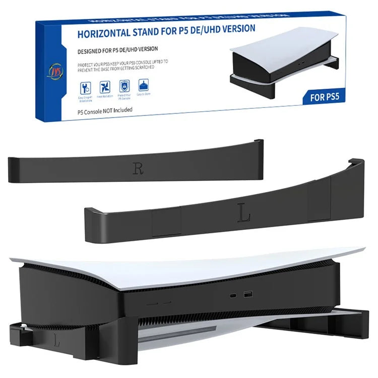 JYS JYS-P5143 Horizontal Stand for PS5 Console Digital / Disc Version Bracket