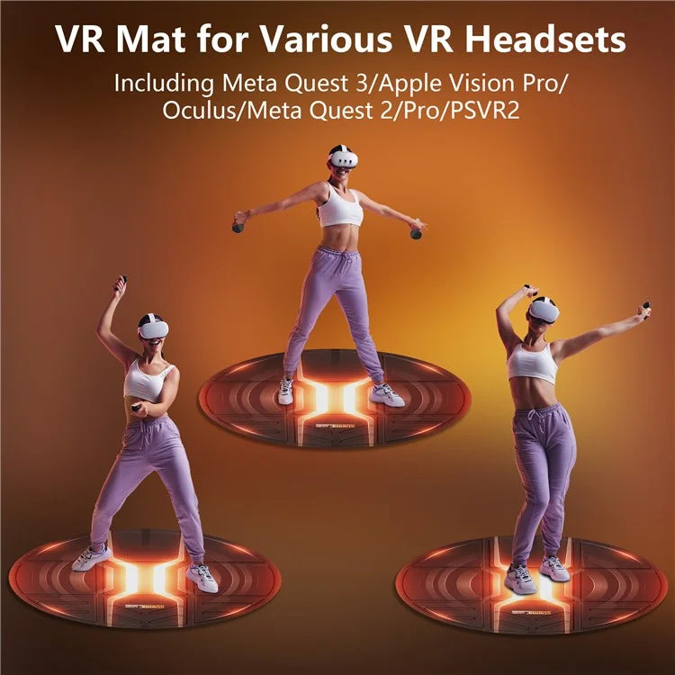 STARTRC GAMES 100cm Diameter Virtual Reality Gaming Mat VR Sport Simulation Anti-Slip Floor Pad