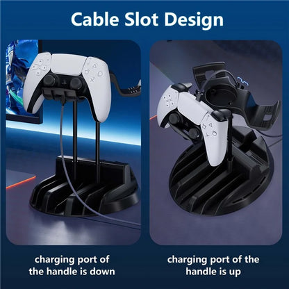 Game Console Gamepad Controller Holder Storage Stand Game Disc Desktop Organizer
