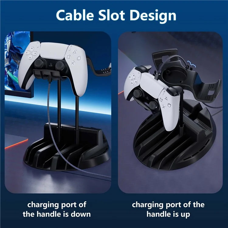 Game Console Storage Rack 2-Layer Handle Controller Organizer Display Holder