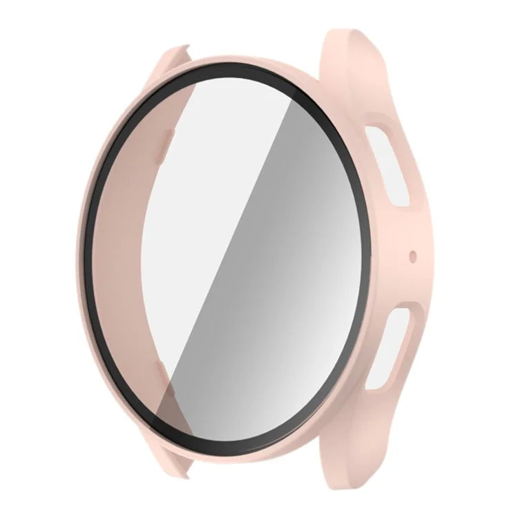 For Samsung Galaxy Watch7 40mm Watch Case PC Frame with Tempered Glass Screen Film