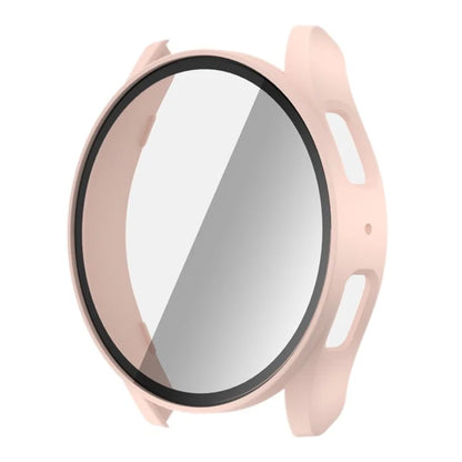 For Samsung Galaxy Watch7 40mm Watch Case PC Frame with Tempered Glass Screen Film