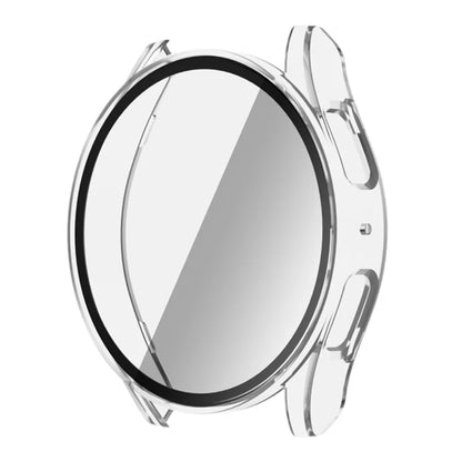 For Samsung Galaxy Watch7 40mm Watch Case PC Frame with Tempered Glass Screen Film