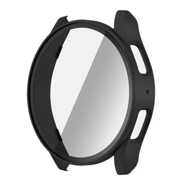 For Samsung Galaxy Watch7 44mm PC Watch Case with Built-In Tempered Glass Film