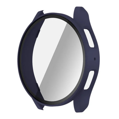 For Samsung Galaxy Watch7 44mm PC Watch Case with Built-In Tempered Glass Film