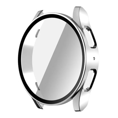 For Samsung Galaxy Watch7 44mm PC Watch Case with Built-In Tempered Glass Film