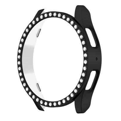 For Samsung Galaxy Watch7 40mm Watch Case Rhinestone Decor Hard PC Protective Frame