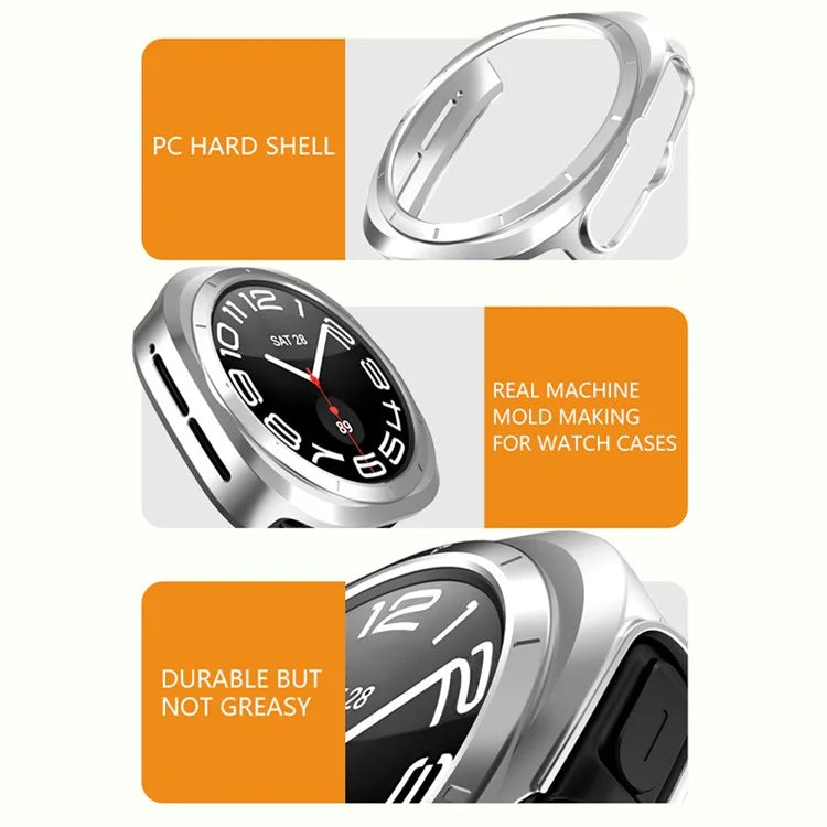 For Samsung Galaxy Watch Ultra 47mm Hard PC Case Hollow Watch Cover