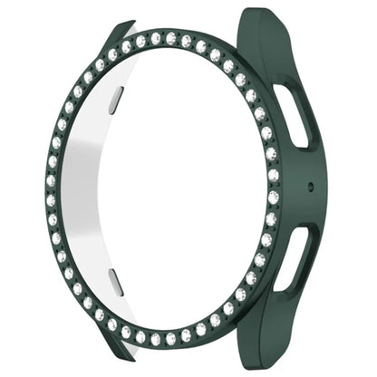 For Samsung Galaxy Watch7 44mm Case Rhinestone Decor Hard PC Watch Case Cover