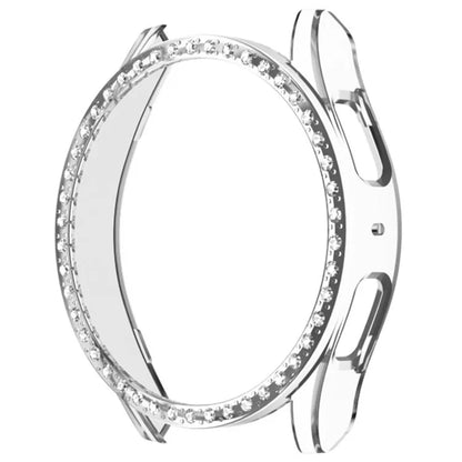 For Samsung Galaxy Watch7 44mm Case Rhinestone Decor Hard PC Watch Case Cover