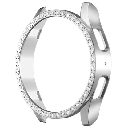 For Samsung Galaxy Watch7 44mm Case Rhinestone Decor Hard PC Watch Case Cover