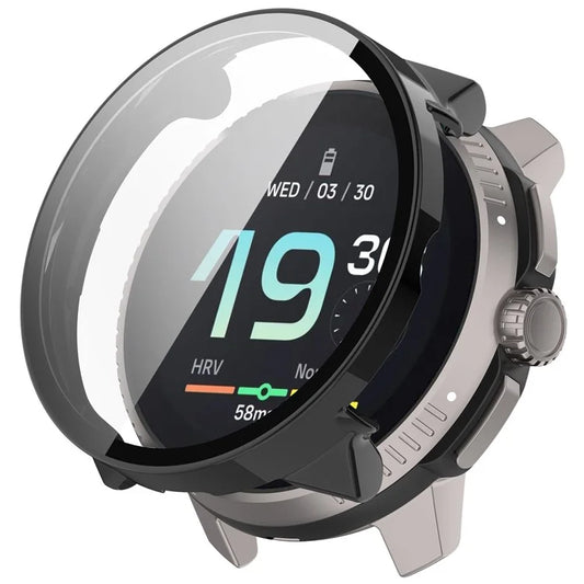 For Suunto Race All-Around Watch Case Hard PC Cover with Tempered Glass Screen Film