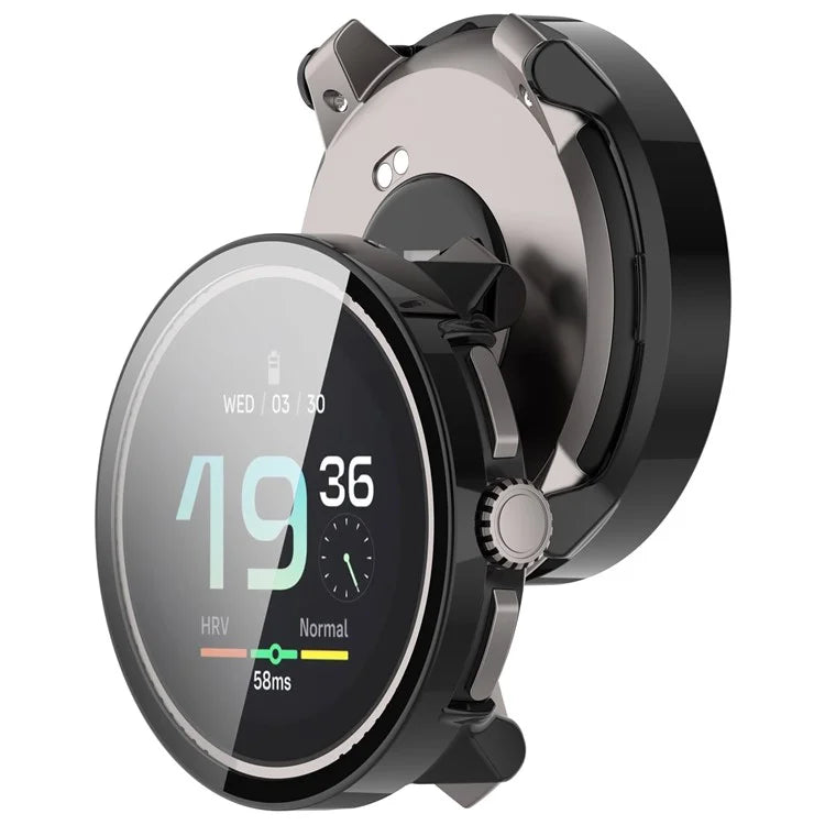 For Suunto Race All-Around Watch Case Hard PC Cover with Tempered Glass Screen Film