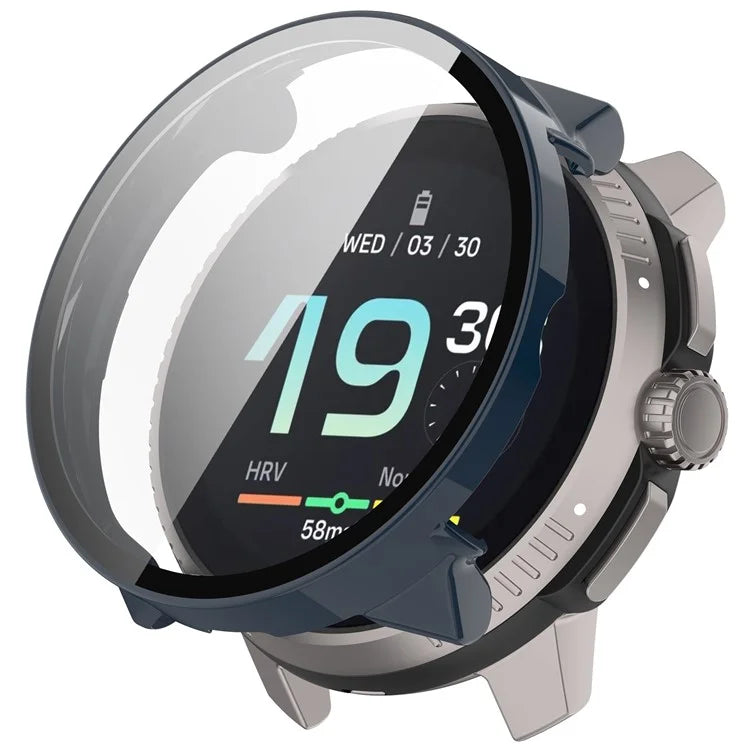For Suunto Race All-Around Watch Case Hard PC Cover with Tempered Glass Screen Film