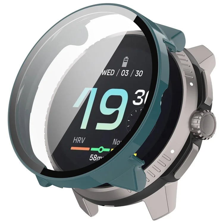 For Suunto Race All-Around Watch Case Hard PC Cover with Tempered Glass Screen Film