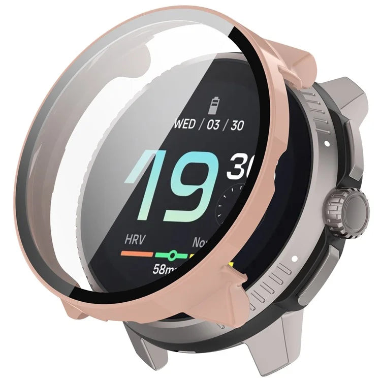 For Suunto Race All-Around Watch Case Hard PC Cover with Tempered Glass Screen Film
