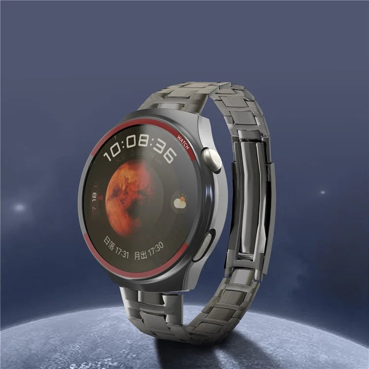 For Huawei Watch 4 Pro Protective Case Hard PC Hollow Watch Cover with Hydrogel Film