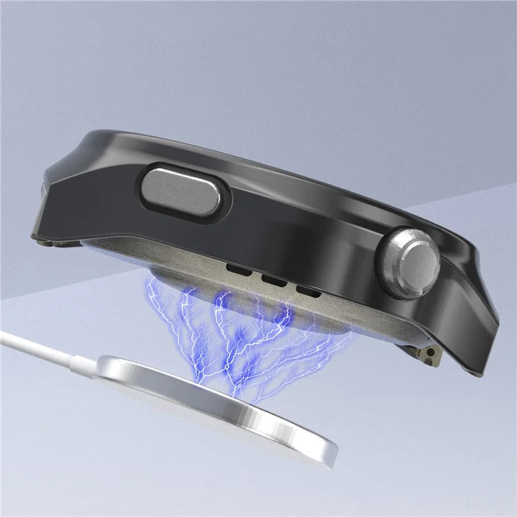 For Huawei Watch 4 Pro Protective Case Hard PC Hollow Watch Cover with Hydrogel Film