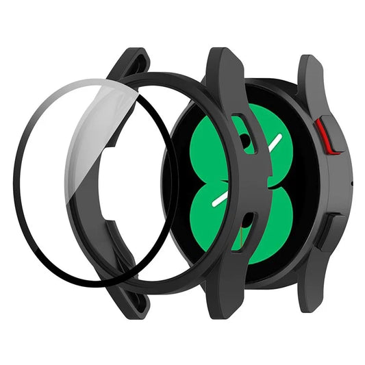 For Samsung Galaxy Watch FE / Watch4 40mm Case PC Watch Cover with Tempered Glass Screen Protector