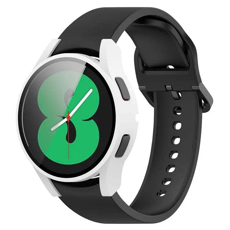 For Samsung Galaxy Watch FE / Watch4 40mm Case PC Watch Cover with Tempered Glass Screen Protector