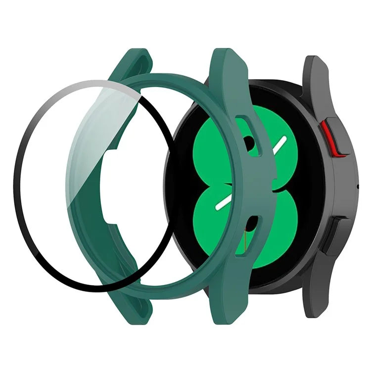 For Samsung Galaxy Watch FE / Watch4 40mm Case PC Watch Cover with Tempered Glass Screen Protector