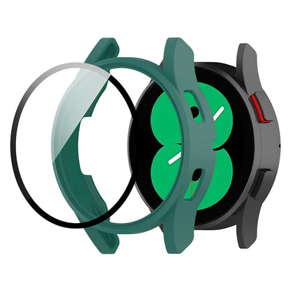 For Samsung Galaxy Watch FE / Watch4 40mm Case PC Watch Cover with Tempered Glass Screen Protector