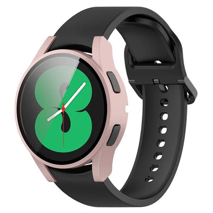 For Samsung Galaxy Watch FE / Watch4 40mm Case PC Watch Cover with Tempered Glass Screen Protector