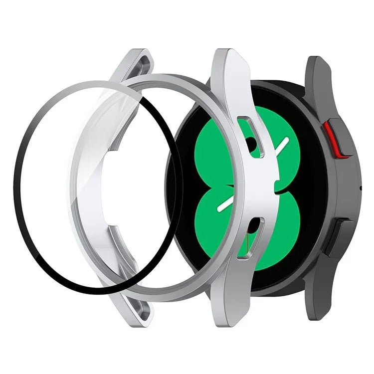 For Samsung Galaxy Watch FE / Watch4 40mm Case PC Watch Cover with Tempered Glass Screen Protector
