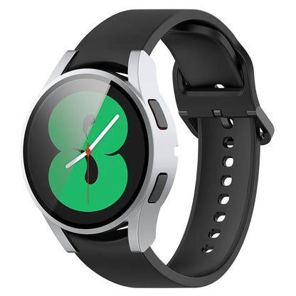 For Samsung Galaxy Watch FE / Watch4 40mm Case PC Watch Cover with Tempered Glass Screen Protector