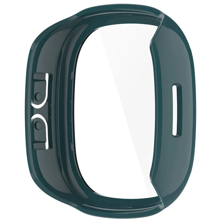For Fitbit Ace LTE Hard PC Watch Case Overall Protective Cover with HD Tempered Glass Film