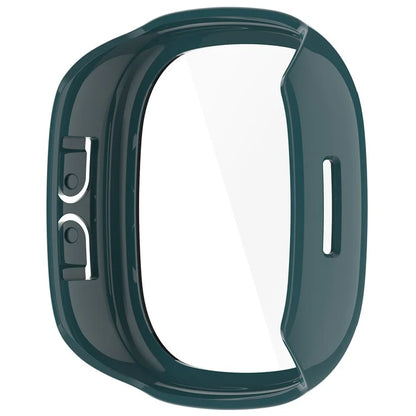 For Fitbit Ace LTE Hard PC Watch Case Overall Protective Cover with HD Tempered Glass Film